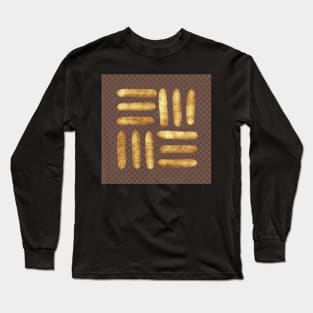 Adinkra symbols in gold Long Sleeve T-Shirt